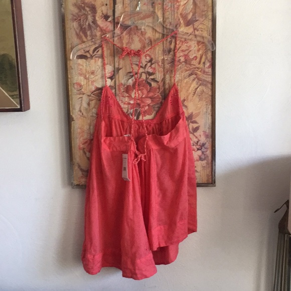 NWT FREE PEOPLE NEW ROMANTICS BRAND BOHO TANK TOP XS - Picture 6 of 13